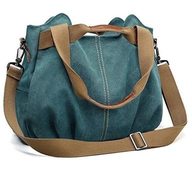 Happyplanet KkOiRetro Hobo Kanvas Tote Alışveriş Kadın Omuz Çantası Kahverengi