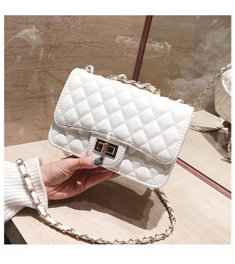 Jolita Yeni Çanta Trendy Kore Tarzı Zincir Kadın Omuz Çantası Beyaz
