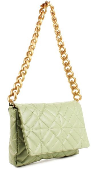 Luwwe Bag'S Kapitoneli Zincir 20652 Su i Kadın Omuz Çantası Su Yeşili