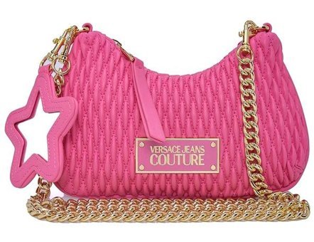 Versace Jeans Couture Yıldız Aynalı Kadın Omuz Çantası Pembe