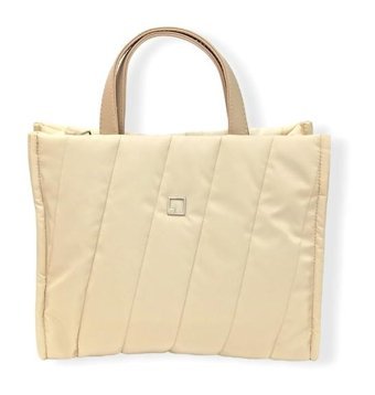 Çlk Accessories Kumaş Kadın Omuz Çantası Krem