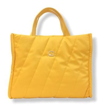 Çlk Accessories Kumaş Kadın Omuz Çantası Sarı