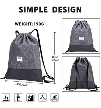 Bruce Drawstring Kadın Omuz Çantası Gri