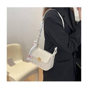 Jzcat Fashionable Retro Versatile Kadın Omuz Çantası Beyaz