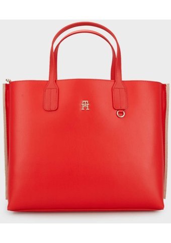 Tommy Hilfiger Aw0Aw15692 Xnd Kadın Omuz Çantası Kırmızı