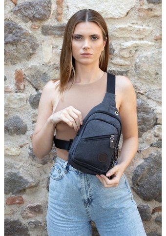 Byhakan Unisex Nw1000 Kadın Omuz Çantası Siyah