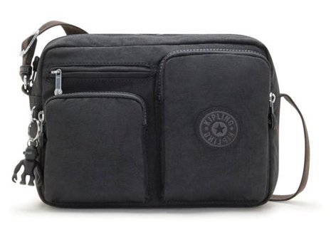 Kipling Albena M Noır Kadın Omuz Çantası Siyah