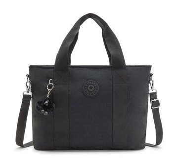 Kipling Minta L Büyük Boy Noır Kadın Omuz Çantası Siyah