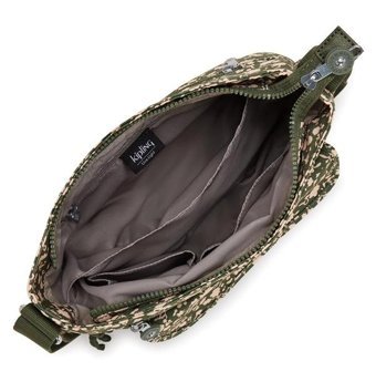 Kipling Syro Fresh Floral Kadın Omuz Çantası Yeşil - Bej