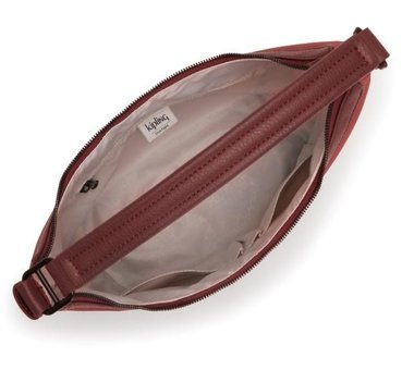 Kipling Galya Muze + Wıne Kadın Omuz Çantası Bordo
