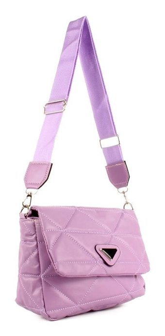 Luwwe Bag'S Nakışlı Taşlı Detay Kapaklı 20714 Lila Kadın Omuz Çantası Lila