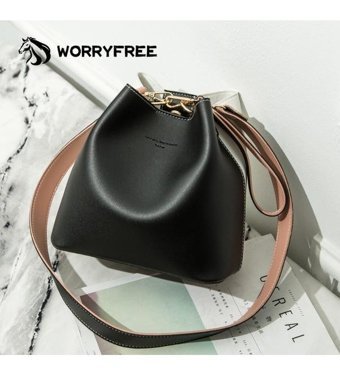 Worryfreeshopping Moda Hafif Wr0402304 Kadın Omuz Çantası Siyah