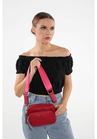 Hnb Madame Vera Mv025 Kırm Kadın Omuz Çantası Kırmızı