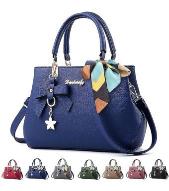 Alibee İş Bag Ladies Tasarımcısı Sahte Deri Omuz Tote Kadın Omuz Çantası Pembe
