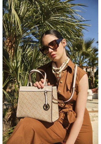 U.S. Polo Assn. Us23508 Kadın Omuz Çantası Bej