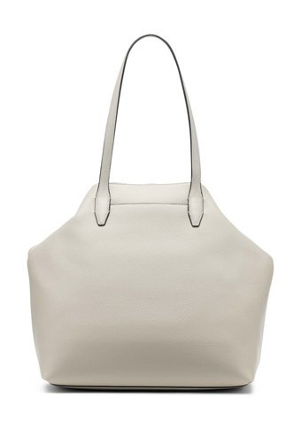Calvin Klein Brenda Top Zip Tote Kadın Omuz Çantası Beyaz