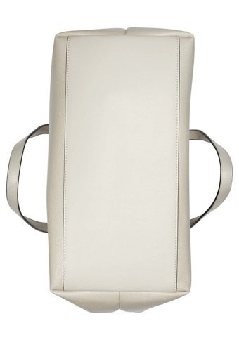 Calvin Klein Brenda Top Zip Tote Kadın Omuz Çantası Beyaz