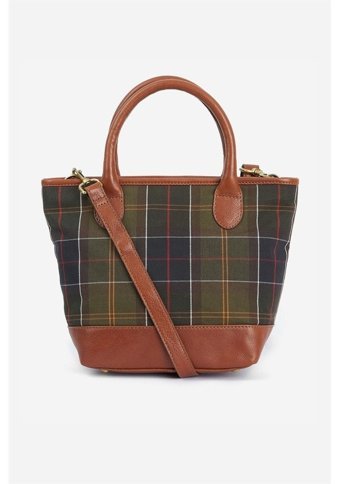 Barbour Katrine Tartan Leather Tn11 Classic Tartan Tn11 Classic Tartan Kadın Omuz Çantası Çok Renkli