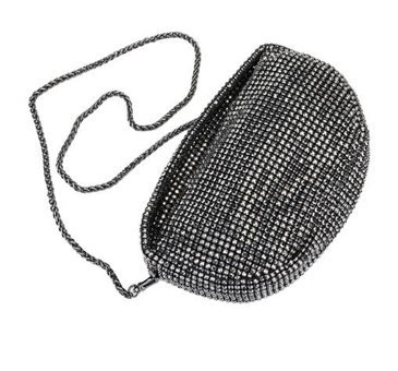 Tamer Tanca Vegan Metalik 921 26678 Bn Y24 Pewter Kadın Omuz Çantası Metalik