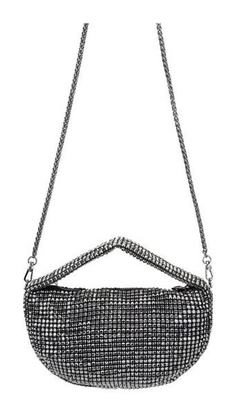 Tamer Tanca Vegan Metalik 921 26678 Bn Y24 Pewter Kadın Omuz Çantası Metalik