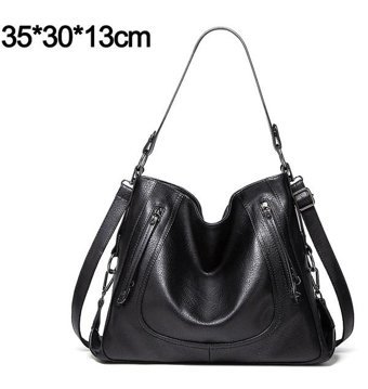 Alibee Tote Moda Hobo Büyük Kadın Omuz Çantası Siyah