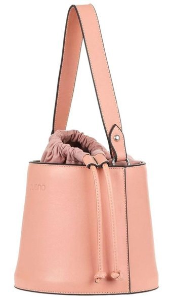 Bueno Shoes 01Wby3607 Deri Deri Kadın Omuz Çantası Pembe