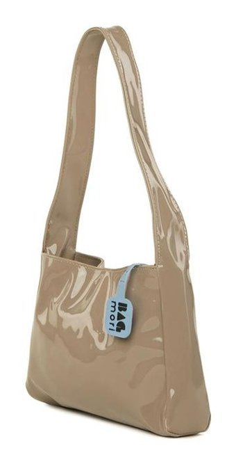 Bagmori Çıtçıtlı Mini Baget Kadın Omuz Çantası Yeşil