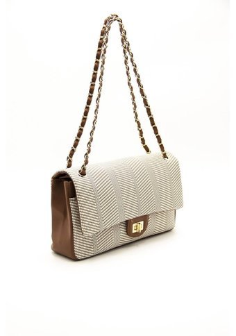 Silver & Polo Nv1059 Kadın Omuz Çantası Bej - Taba