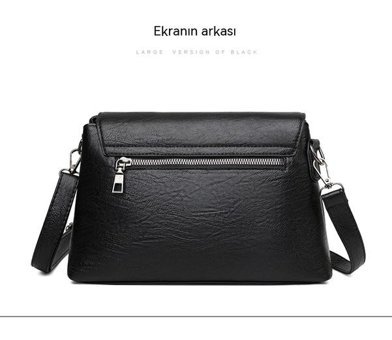 Luckystar Moda Basit Kadın Omuz Çantası Kırmızı