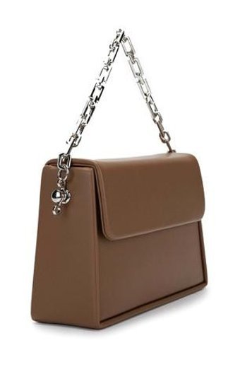 Tamer Tanca Vegan 921 26693 Bn Y24 Kadın Omuz Çantası Camel