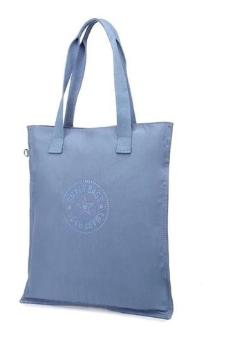 Smart Bags 20223076K Krinkıl Kumaş Jeans Kadın Omuz Çantası Mavi