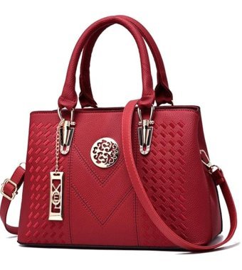 Carrier Tote Moda Kadın Omuz Çantası Kırmızı