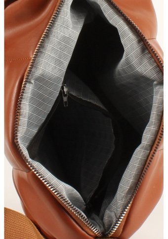 Luwwe Bag'S Kapitoneli Nakışlı Kadın Omuz Çantası Taba