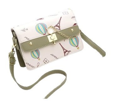 Jzcat Fashion Büyük Kapasiteli Çok Yönlü Kadın Omuz Çantası Yeşil
