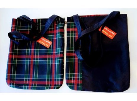 Akay Çift Taraflı Scotch Ekose Kadın Omuz Çantası Çok Renkli