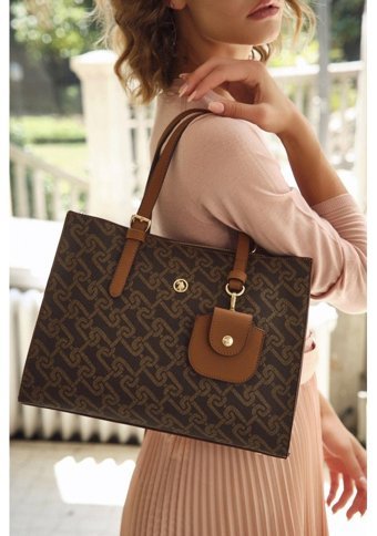 U.S. Polo Assn. Us23548 Kadın Omuz Çantası Kahverengi