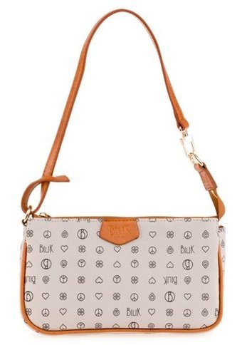 Bilik Deri Monogram BagetMn Kadın Omuz Çantası Çok Renkli