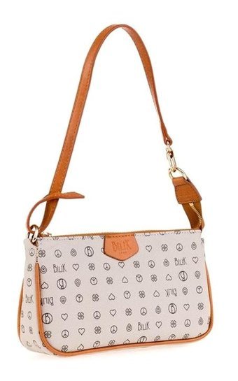 Bilik Deri Monogram BagetMn Kadın Omuz Çantası Çok Renkli