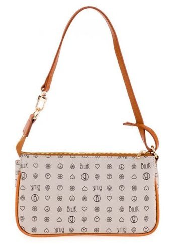 Bilik Deri Monogram BagetMn Kadın Omuz Çantası Çok Renkli