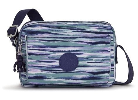 Kipling Abanu M Brush Strıpes Kadın Omuz Çantası Mavi