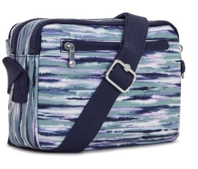 Kipling Abanu M Brush Strıpes Kadın Omuz Çantası Mavi