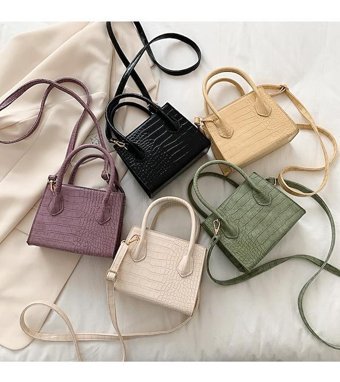 Jzcat Retro Simple Moda Kadın Omuz Çantası Sarı
