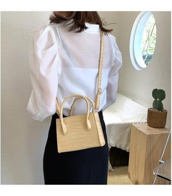 Jzcat Retro Simple Moda Kadın Omuz Çantası Sarı