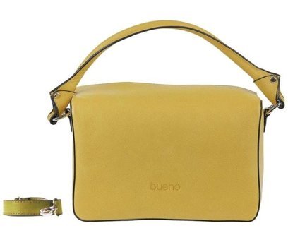 Bueno Shoes 01Wbu1964 Flotter Deri Kadın Omuz Çantası Sarı