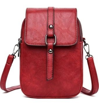Jzcat Moda Küçük Kadın Omuz Çantası Kırmızı