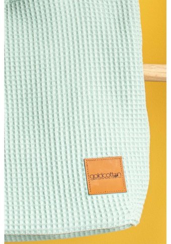Gold Cotton Waffle Dione Mint Kadın Omuz Çantası Mint