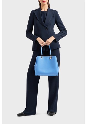 Emporio Armani Y3D158 Yfn6E 80727 Kadın Omuz Çantası Mavi