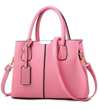 Happyplanet B.N. Moda Moda Çakıl TaşlıKadın Omuz Çantası Pembe