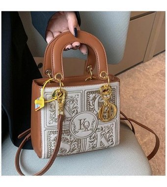 Jzcat Retro Moda Niş Kadın Omuz Çantası Kahverengi