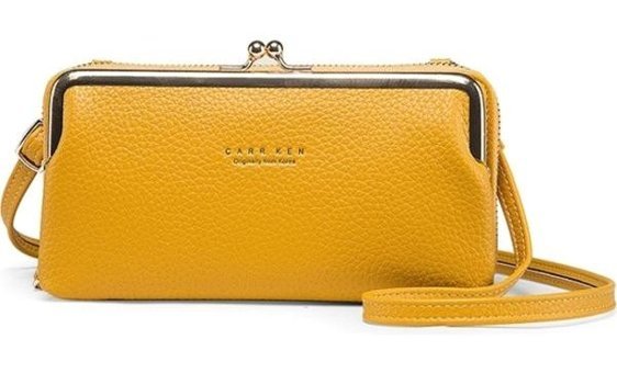 Forestbird Clutch Kadın Omuz Çantası Sarı